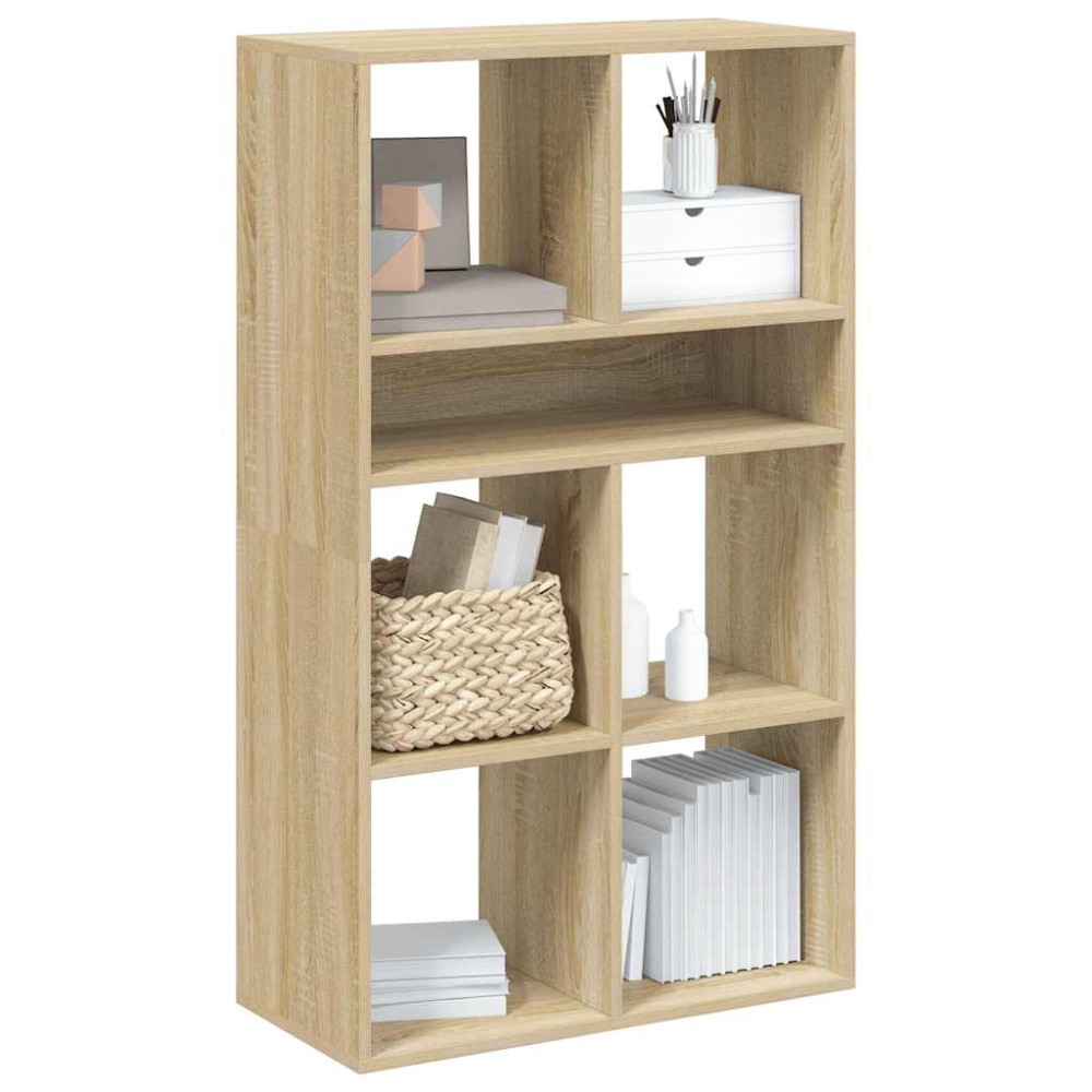 vidaXL Βιβλιοθήκη Χρώμα Sonoma Δρυς 66x31x112 εκ. Επεξεργασμένο Ξύλο