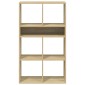 vidaXL Βιβλιοθήκη Χρώμα Sonoma Δρυς 66x31x112 εκ. Επεξεργασμένο Ξύλο