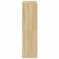 vidaXL Βιβλιοθήκη Χρώμα Sonoma Δρυς 66x31x112 εκ. Επεξεργασμένο Ξύλο