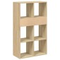 vidaXL Βιβλιοθήκη Χρώμα Sonoma Δρυς 66x31x112 εκ. Επεξεργασμένο Ξύλο