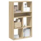 vidaXL Βιβλιοθήκη Χρώμα Sonoma Δρυς 66x31x112 εκ. Επεξεργασμένο Ξύλο