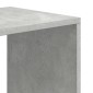vidaXL Βιβλιοθήκη Γκρι του Σκυροδέματος 66x31x112 εκ. από Μοριοσανίδα