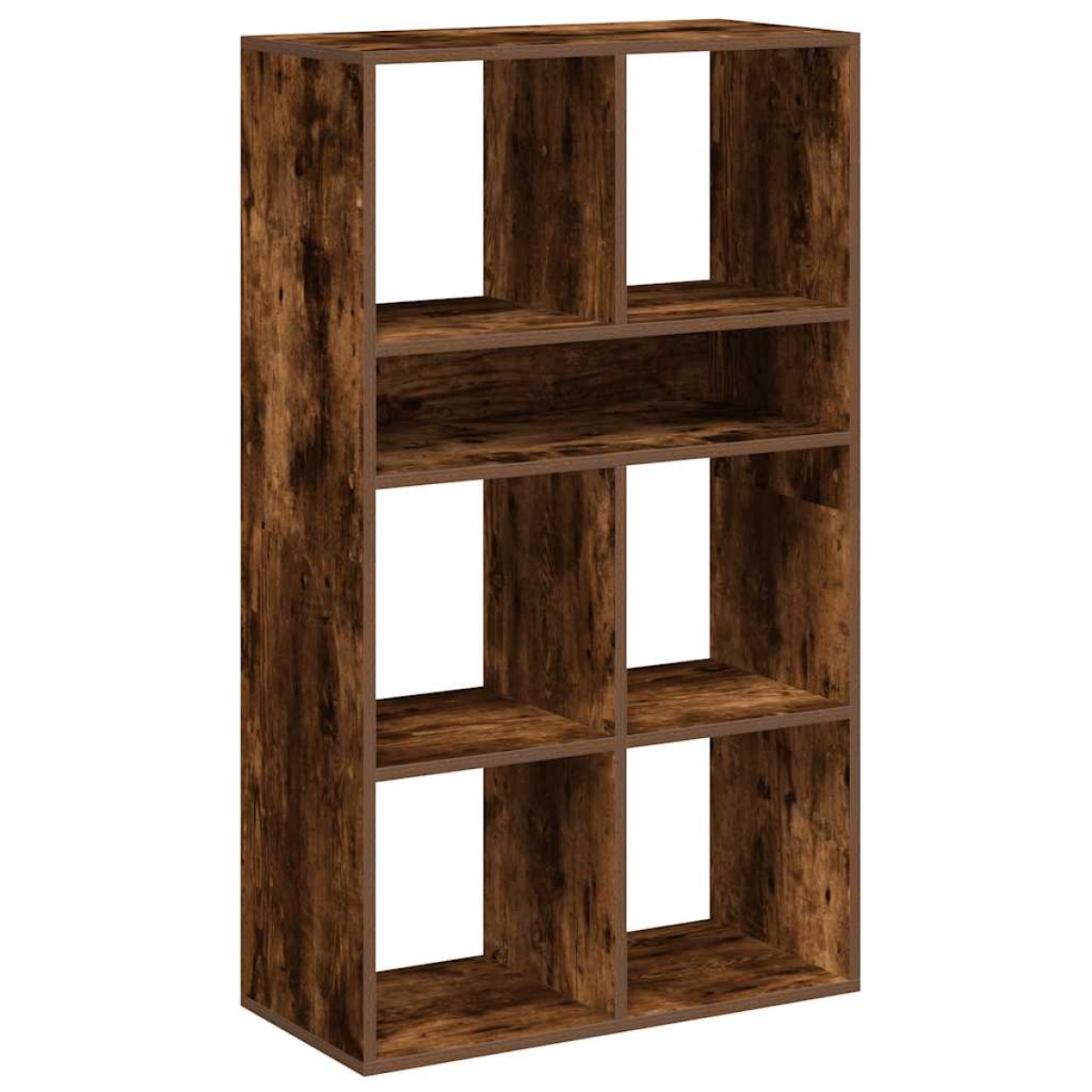 vidaXL Βιβλιοθήκη Καπνιστή Δρυς 66x31x112 εκ. από Επεξεργασμένο Ξύλο