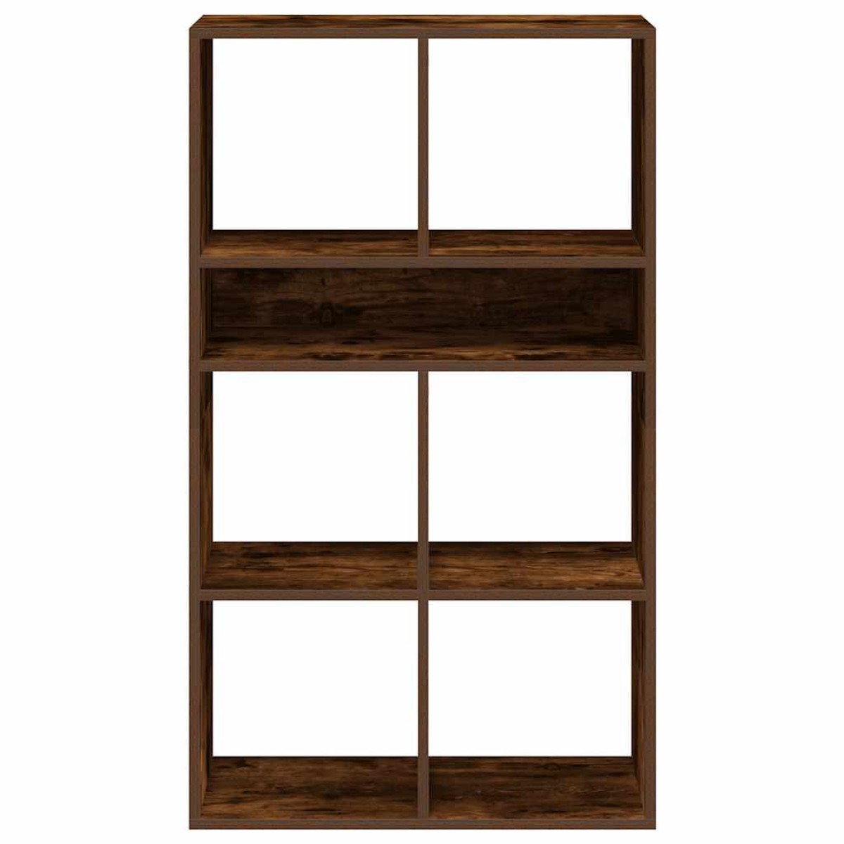 vidaXL Βιβλιοθήκη Καπνιστή Δρυς 66x31x112 εκ. από Επεξεργασμένο Ξύλο