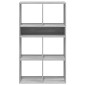 vidaXL Βιβλιοθήκη Γκρι Sonoma 66x31x112 εκ. από Επεξεργασμένο Ξύλο