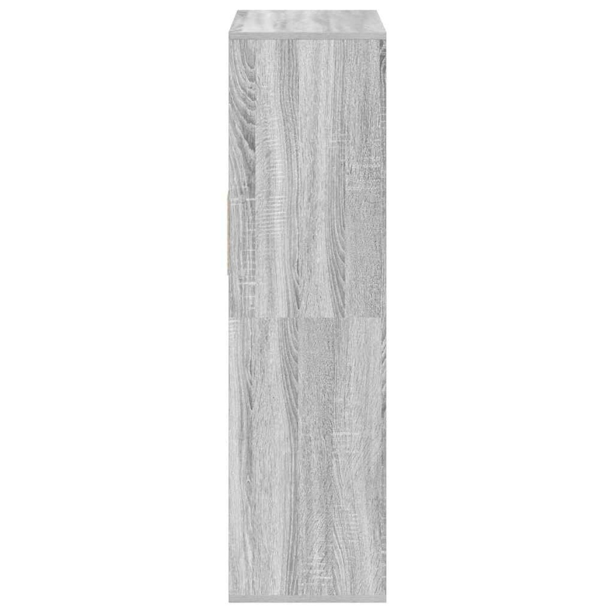 vidaXL Βιβλιοθήκη Γκρι Sonoma 66x31x112 εκ. από Επεξεργασμένο Ξύλο