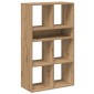 vidaXL Βιβλιοθήκη Artisan Δρυς 66x31x112 εκ. Επεξεργασμένο Ξύλο
