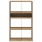 vidaXL Βιβλιοθήκη Artisan Δρυς 66x31x112 εκ. Επεξεργασμένο Ξύλο