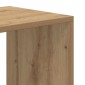 vidaXL Βιβλιοθήκη Artisan Δρυς 66x31x112 εκ. Επεξεργασμένο Ξύλο