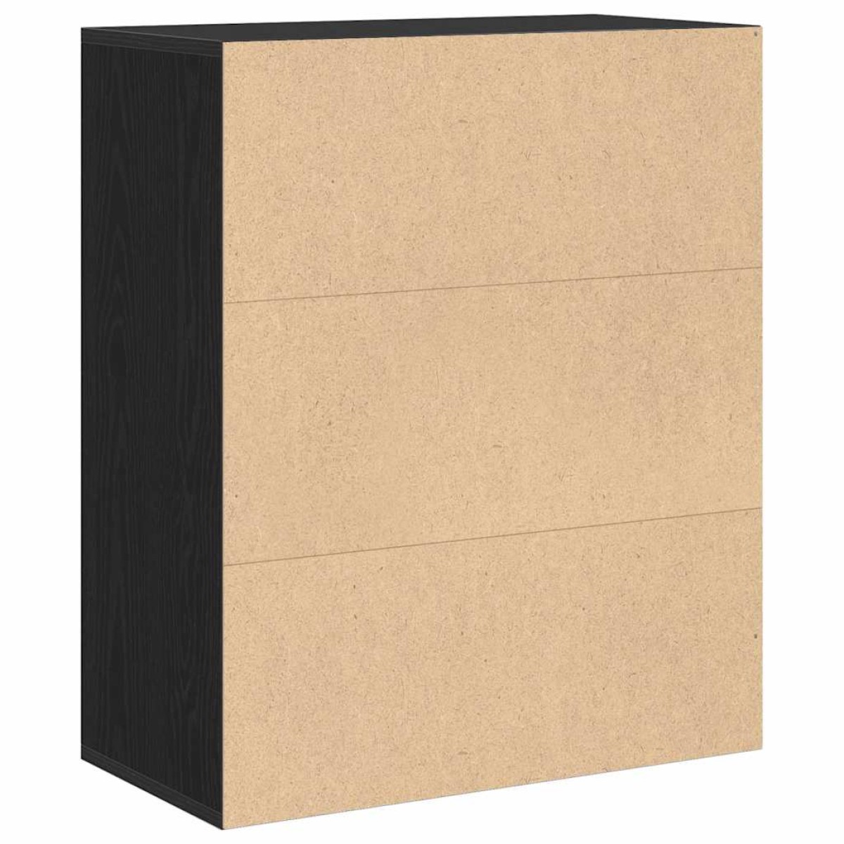 vidaXL Βιβλιοθήκη Μαύρο 60x30x71,5 εκ. από Επεξεργασμένο Ξύλο