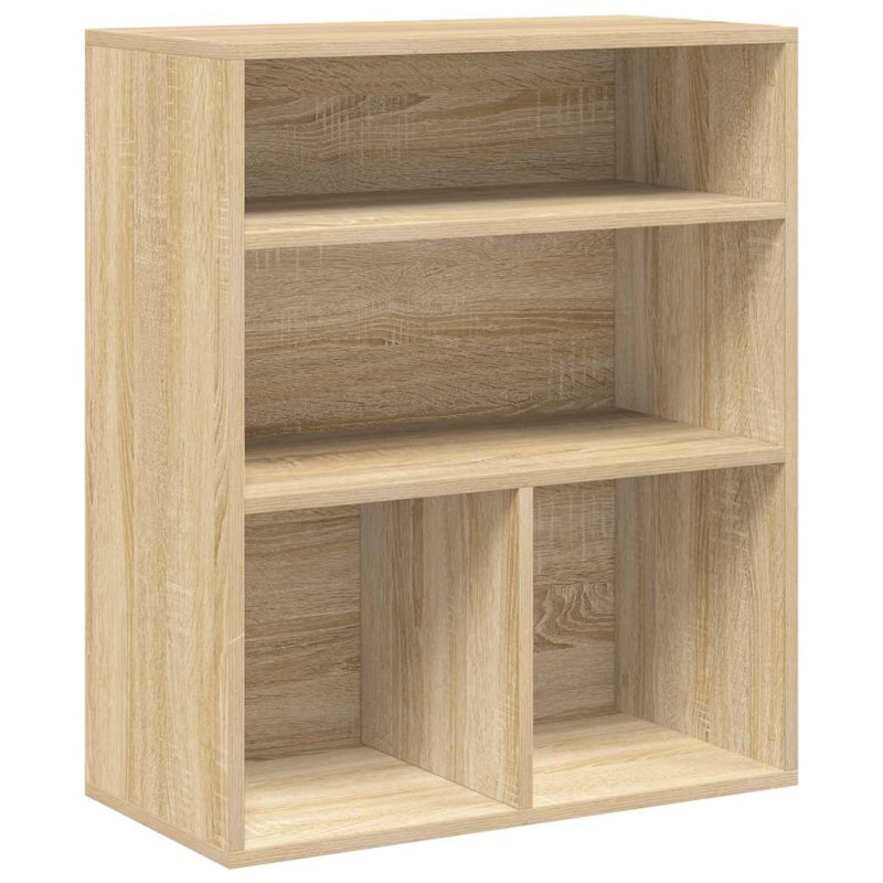 vidaXL Βιβλιοθήκη Χρώμα Sonoma Δρυς 60x30x71,5 εκ. από Μοριοσανίδα