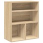 vidaXL Βιβλιοθήκη Χρώμα Sonoma Δρυς 60x30x71,5 εκ. από Μοριοσανίδα