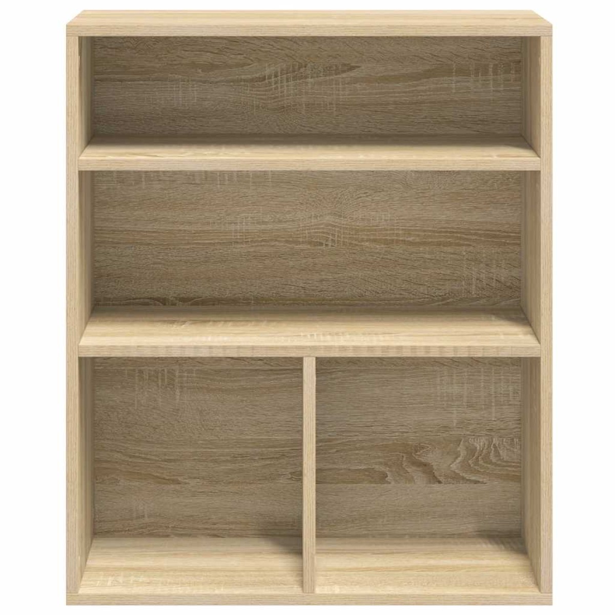 vidaXL Βιβλιοθήκη Χρώμα Sonoma Δρυς 60x30x71,5 εκ. από Μοριοσανίδα