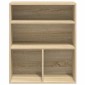 vidaXL Βιβλιοθήκη Χρώμα Sonoma Δρυς 60x30x71,5 εκ. από Μοριοσανίδα