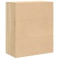 vidaXL Βιβλιοθήκη Χρώμα Sonoma Δρυς 60x30x71,5 εκ. από Μοριοσανίδα