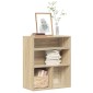 vidaXL Βιβλιοθήκη Χρώμα Sonoma Δρυς 60x30x71,5 εκ. από Μοριοσανίδα