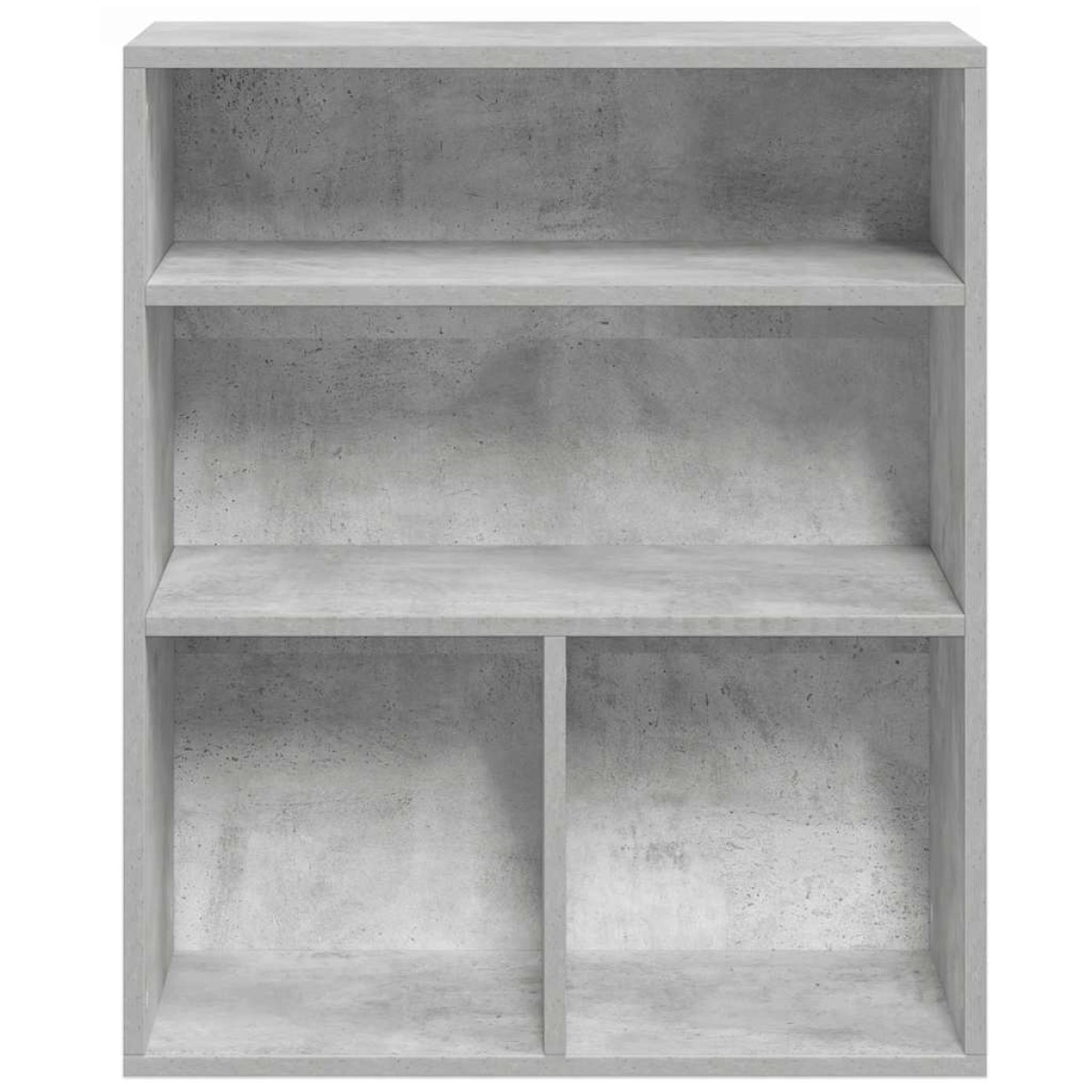 vidaXL Βιβλιοθήκη Γκρι του Σκυροδέματος 60x30x71,5 εκ. Επεξ. Ξύλο