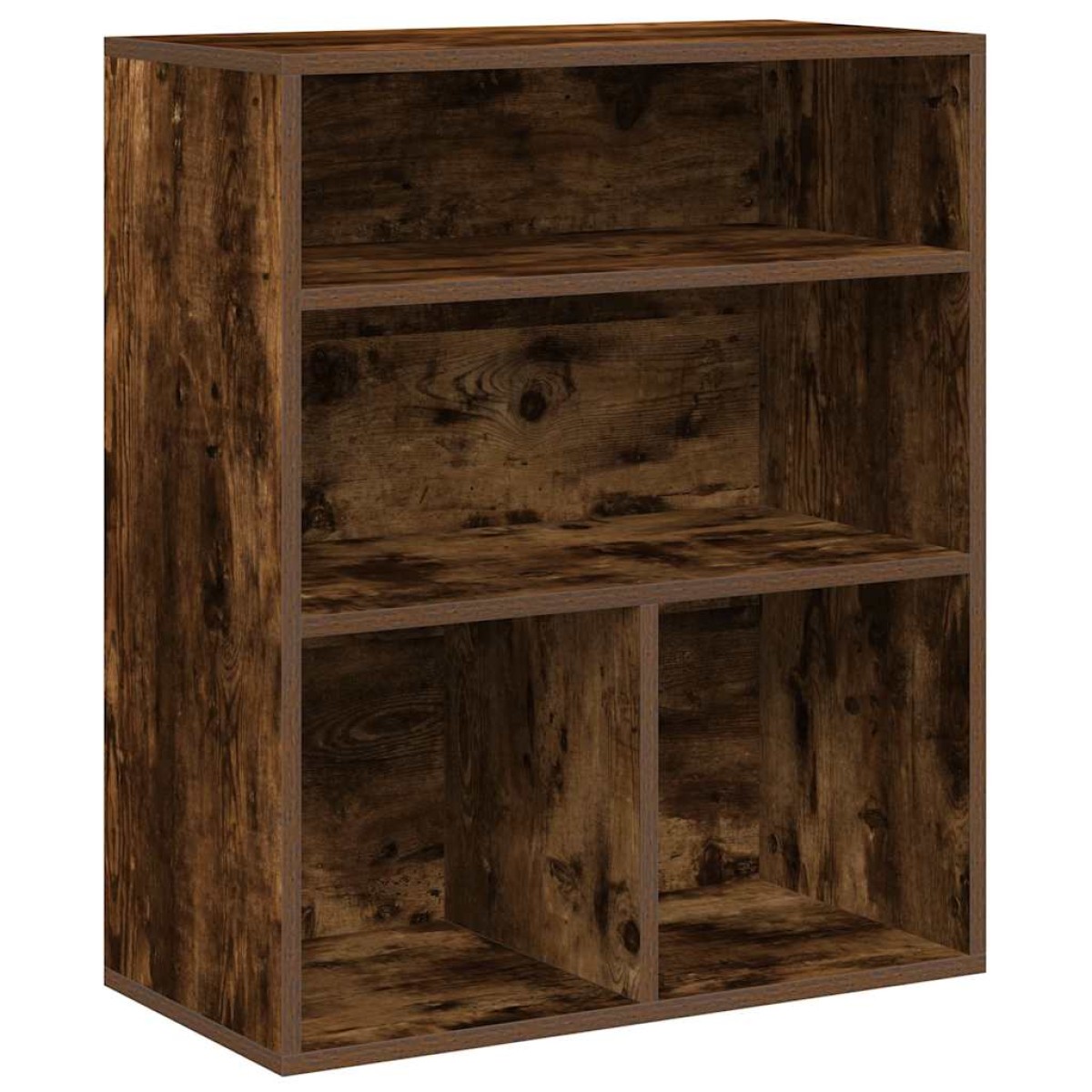 vidaXL Βιβλιοθήκη Καπνιστή Δρυς 60x30x71,5 εκ. από Επεξεργασμένο Ξύλο