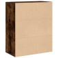 vidaXL Βιβλιοθήκη Καπνιστή Δρυς 60x30x71,5 εκ. από Επεξεργασμένο Ξύλο