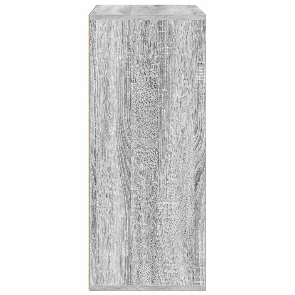 vidaXL Βιβλιοθήκη Γκρι Sonoma 60x30x71,5 εκ. από Επεξεργασμένο Ξύλο
