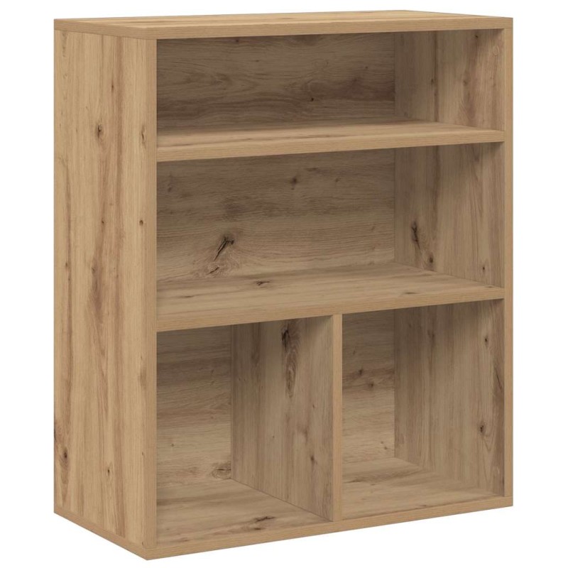 vidaXL Βιβλιοθήκη Artisan Δρυς 60x30x71,5 εκ. Επεξεργασμένο Ξύλο