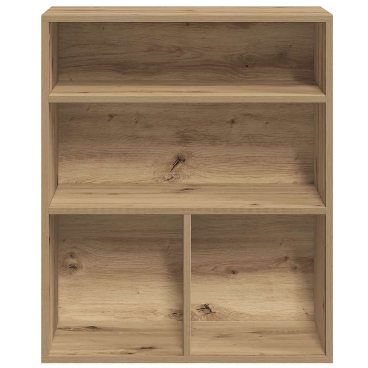 vidaXL Βιβλιοθήκη Artisan Δρυς 60x30x71,5 εκ. Επεξεργασμένο Ξύλο