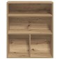 vidaXL Βιβλιοθήκη Artisan Δρυς 60x30x71,5 εκ. Επεξεργασμένο Ξύλο