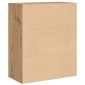 vidaXL Βιβλιοθήκη Artisan Δρυς 60x30x71,5 εκ. Επεξεργασμένο Ξύλο
