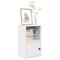 vidaXL Βιβλιοθήκη Λευκή 31x24x52 εκ. από Επεξεργασμένο Ξύλο