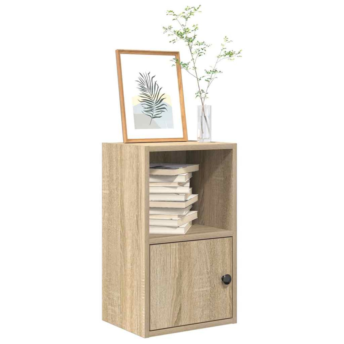 vidaXL Βιβλιοθήκη Sonoma Δρυς 31x24x52 εκ. από Επεξεργασμένο Ξύλο