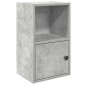 vidaXL Βιβλιοθήκη Γκρι Σκυροδέματος 31x24x52 εκ. Επεξεργ. Ξύλο
