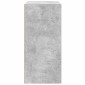 vidaXL Βιβλιοθήκη Γκρι Σκυροδέματος 31x24x52 εκ. Επεξεργ. Ξύλο