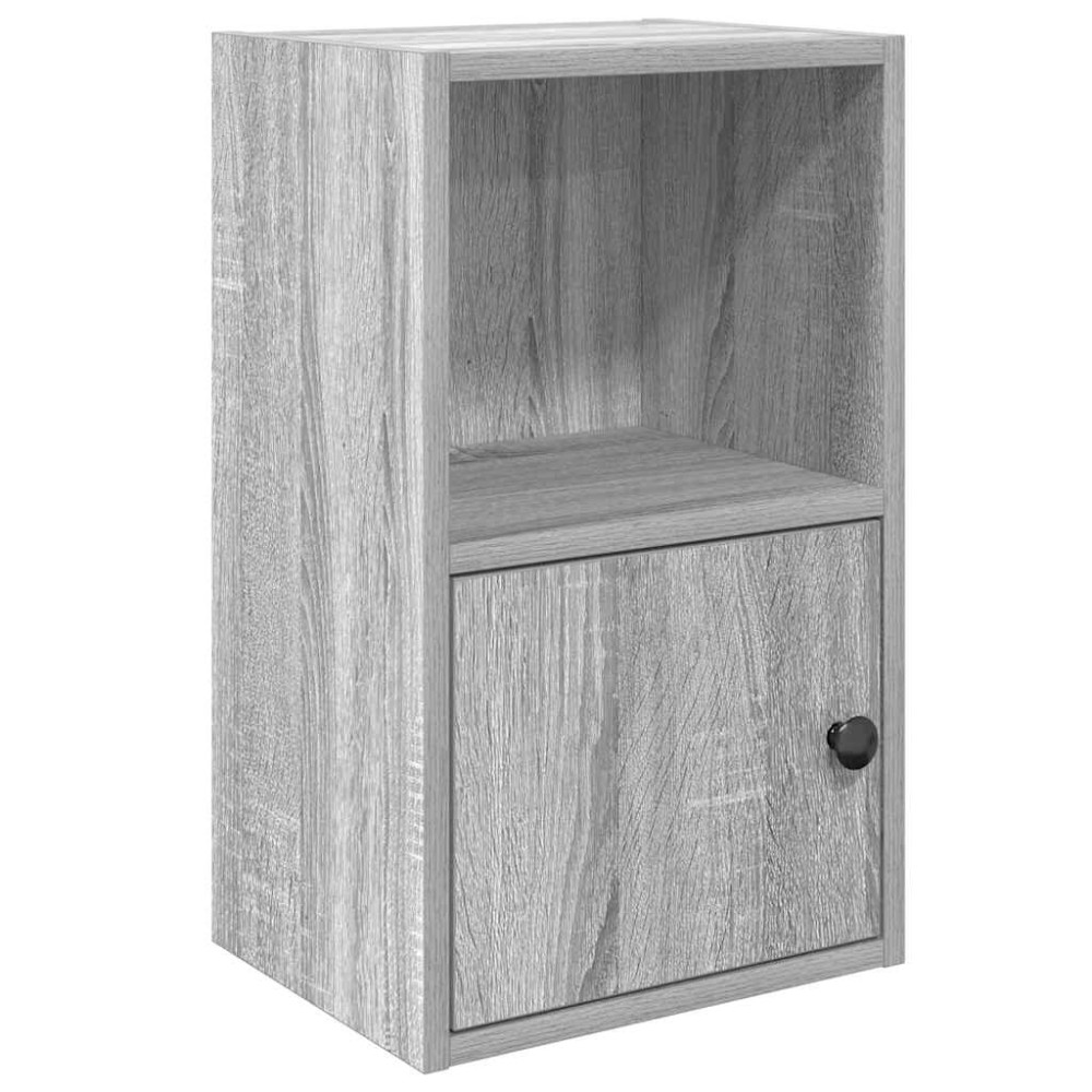 vidaXL Βιβλιοθήκη Γκρι Sonoma 31x24x52 εκ. από Επεξεργ. Ξύλο