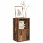 vidaXL Βιβλιοθήκη Όψη Παλαιού Ξύλου 31x24x52 εκ. Επεξεργασμένο Ξύλο