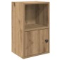 vidaXL Βιβλιοθήκη Αρτισιανή Δρυς 31x24x52 εκ. Επεξ. Ξύλο