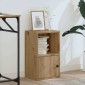 vidaXL Βιβλιοθήκη Αρτισιανή Δρυς 31x24x52 εκ. Επεξ. Ξύλο