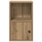 vidaXL Βιβλιοθήκη Αρτισιανή Δρυς 31x24x52 εκ. Επεξ. Ξύλο