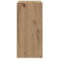 vidaXL Βιβλιοθήκη Αρτισιανή Δρυς 31x24x52 εκ. Επεξ. Ξύλο