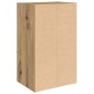 vidaXL Βιβλιοθήκη Αρτισιανή Δρυς 31x24x52 εκ. Επεξ. Ξύλο