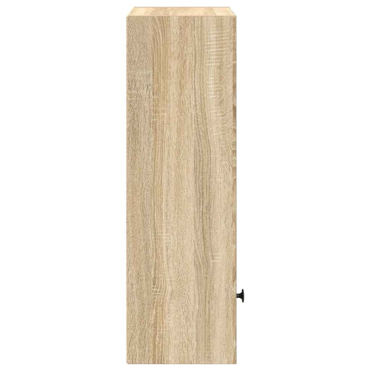 vidaXL Βιβλιοθήκη Sonoma Δρυς 31x24x77 εκ. από Επεξεργασμένο Ξύλο