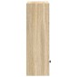 vidaXL Βιβλιοθήκη Sonoma Δρυς 31x24x77 εκ. από Επεξεργασμένο Ξύλο