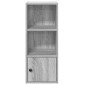 vidaXL Βιβλιοθήκη Γκρι Sonoma 31x24x77 εκ. από Επεξεργ. Ξύλο