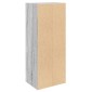 vidaXL Βιβλιοθήκη Γκρι Sonoma 31x24x77 εκ. από Επεξεργ. Ξύλο