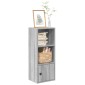 vidaXL Βιβλιοθήκη Γκρι Sonoma 31x24x77 εκ. από Επεξεργ. Ξύλο