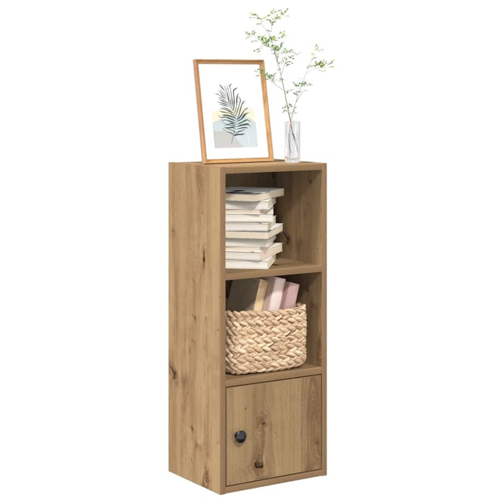vidaXL Βιβλιοθήκη Αρτισιανή Δρυς 31x24x77 εκ. Επεξ. Ξύλο