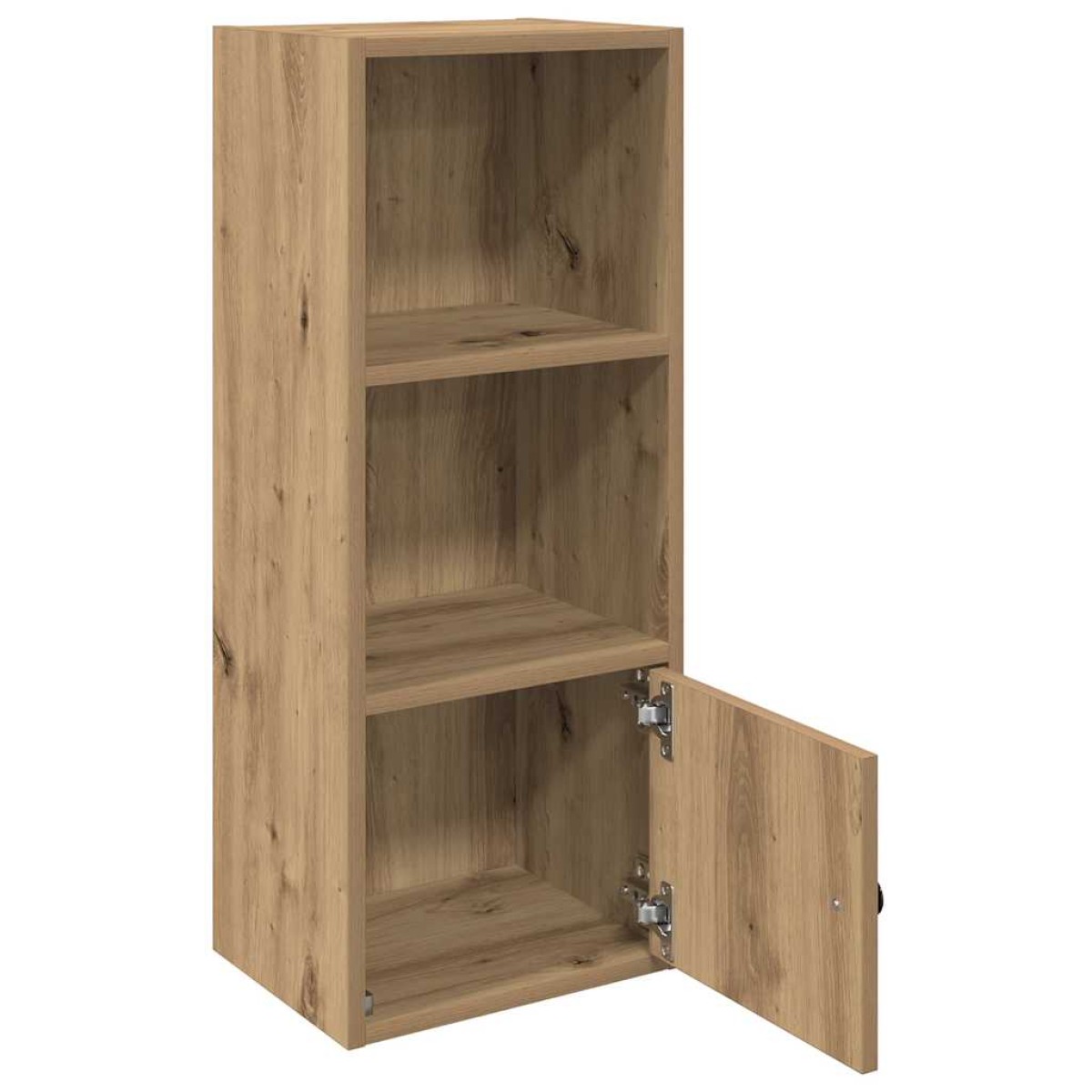 vidaXL Βιβλιοθήκη Αρτισιανή Δρυς 31x24x77 εκ. Επεξ. Ξύλο