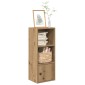 vidaXL Βιβλιοθήκη Αρτισιανή Δρυς 31x24x77 εκ. Επεξ. Ξύλο