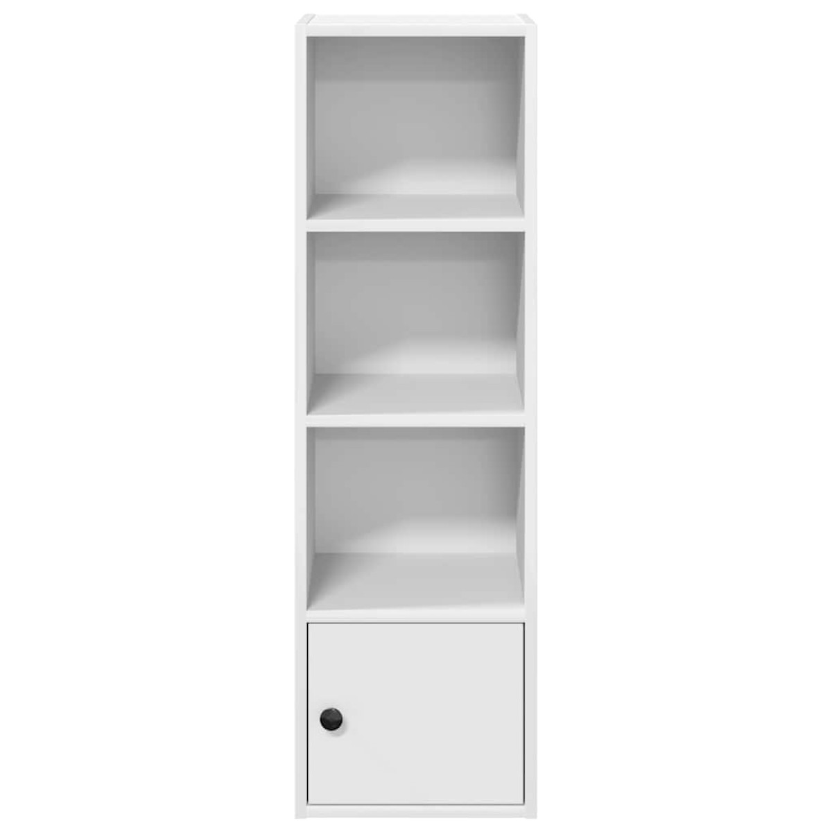 vidaXL Βιβλιοθήκη Λευκό 31x24x102 cm Ξύλο μηχανικής κατασκευής