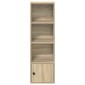 vidaXL Βιβλιοθήκη Sonoma Δρυς 31x24x102 εκ. από Επεξεργασμένο Ξύλο