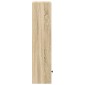 vidaXL Βιβλιοθήκη Sonoma Δρυς 31x24x102 εκ. από Επεξεργασμένο Ξύλο